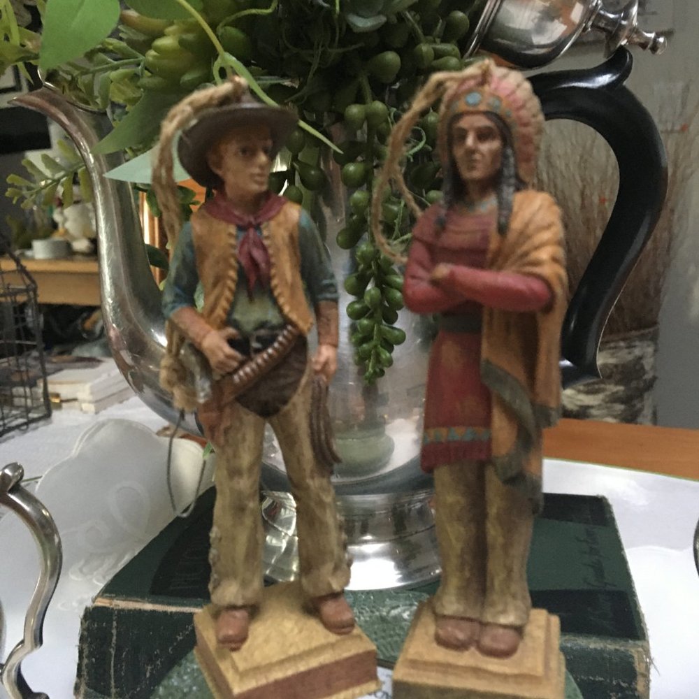 Set of (2) Western Ornaments